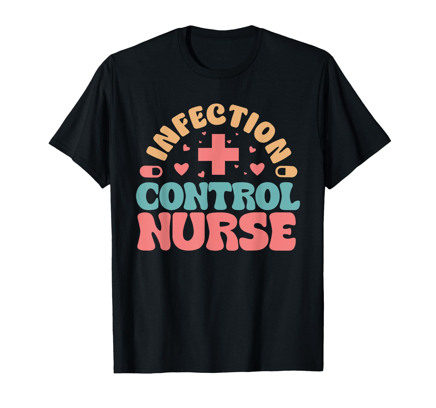 Infection Control Nurse Groovy Infection Control Nursing T-Shirt
