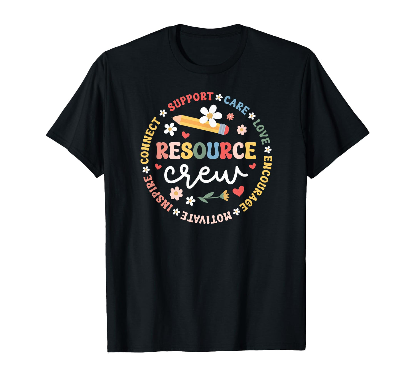 Resource Crew Appreciation Circle Resource Teacher Team T-Shirt