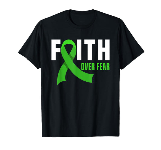 Faith God Fear Traumatic Brain Injury Awareness TBI Warrior T-Shirt