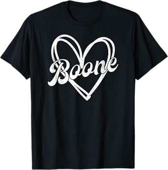 Boone Heart Men Women Kid T-Shirt
