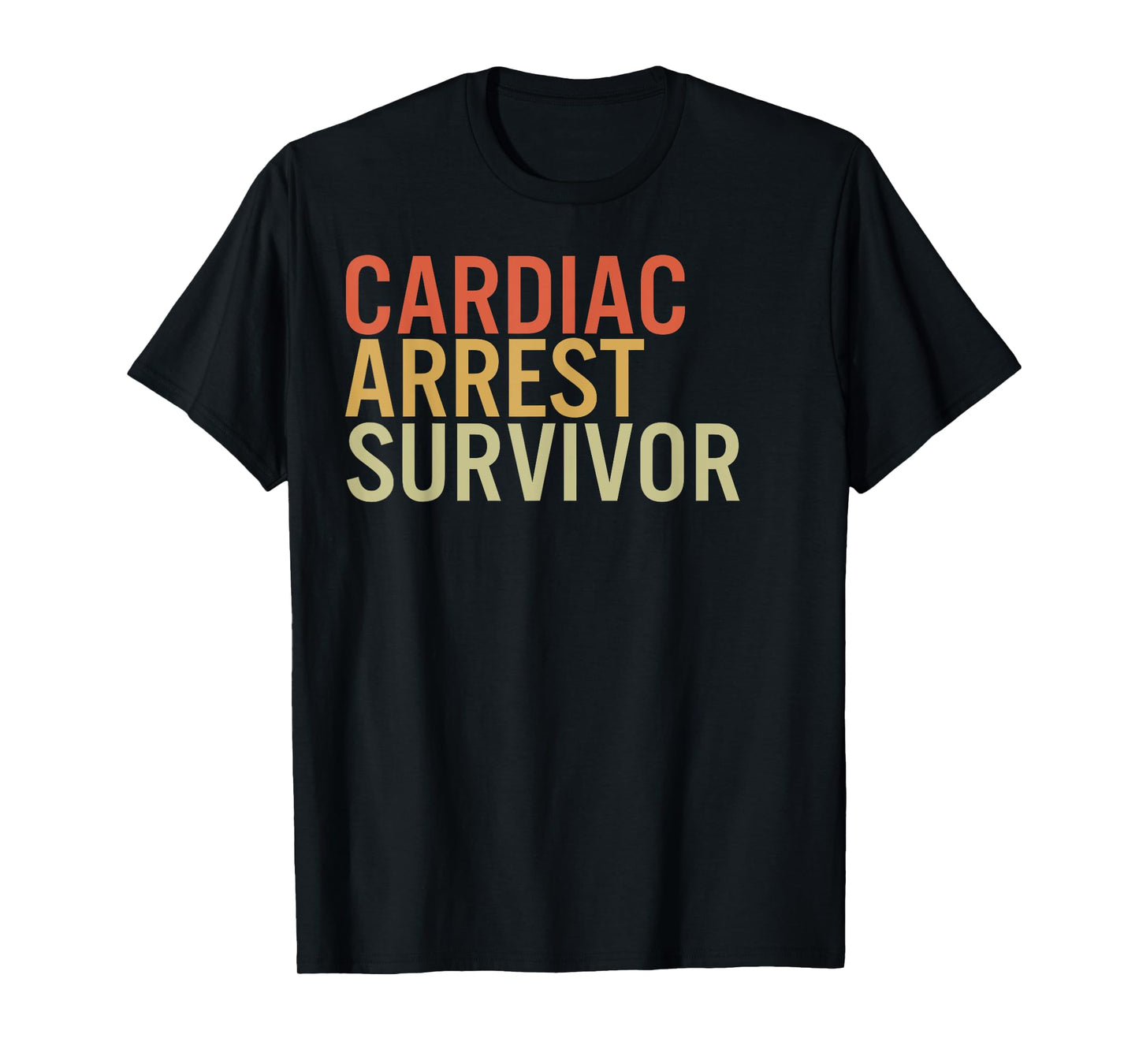 Cardiac Arrest Survivor Recovery Awareness Support Warrior T-Shirt