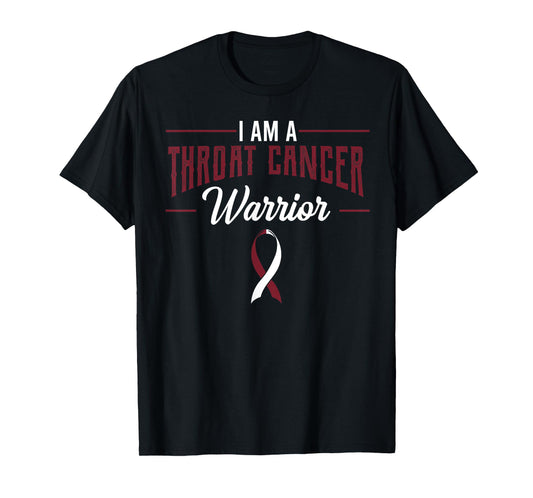 Throat Cancer Warriors Awareness Supporters Pharynx Neck T-Shirt