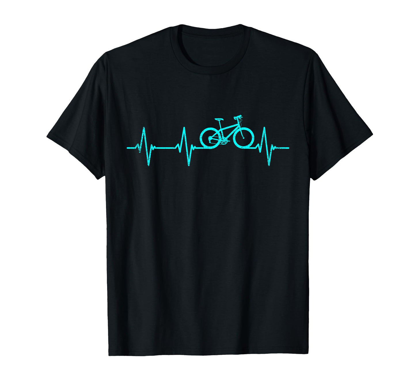 Mountain Bike Heartbeat Cyclist Cool Cycling T-Shirt