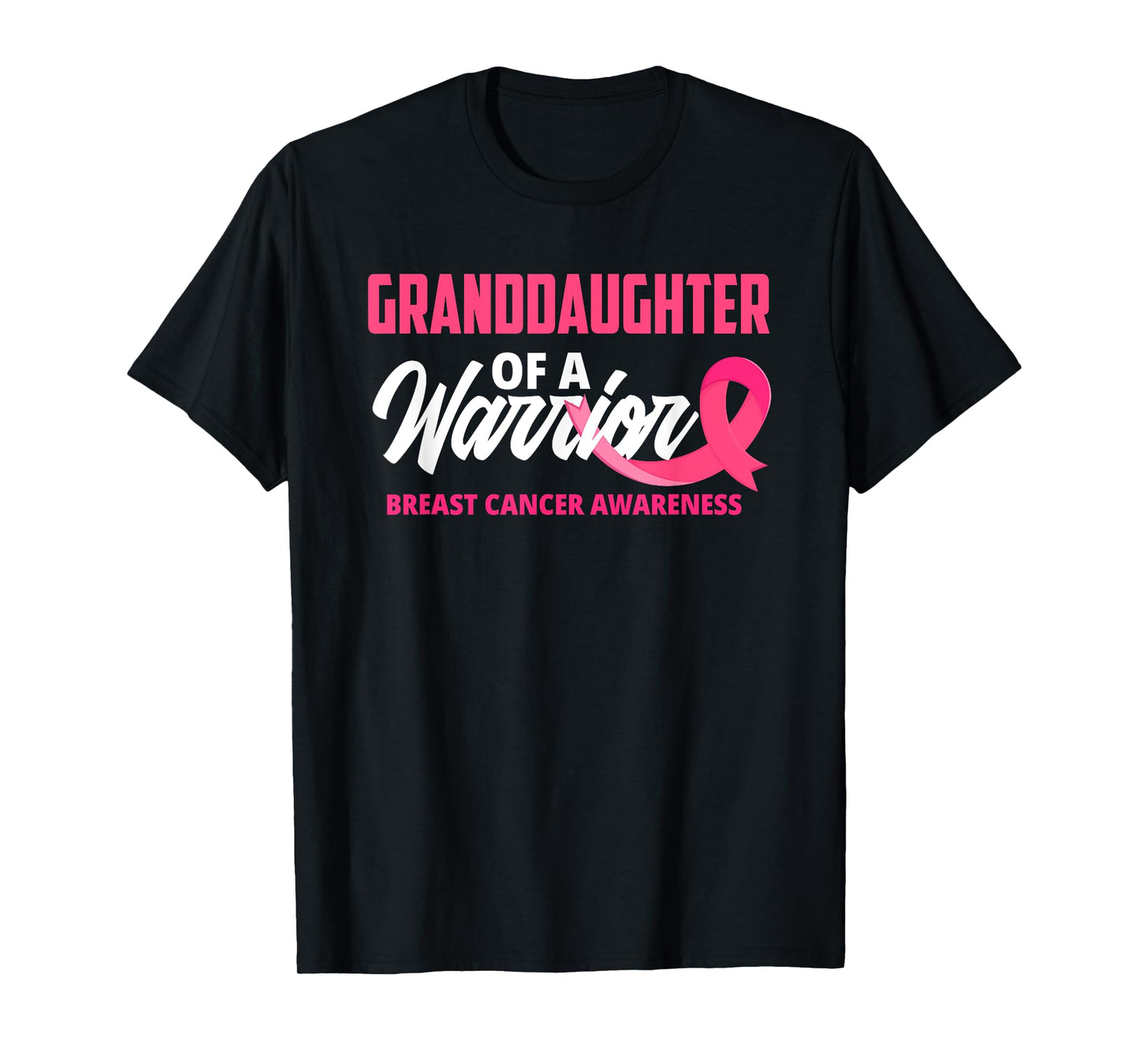 Granddaughter Of A Warrior Breast Cancer Awareness T-Shirt