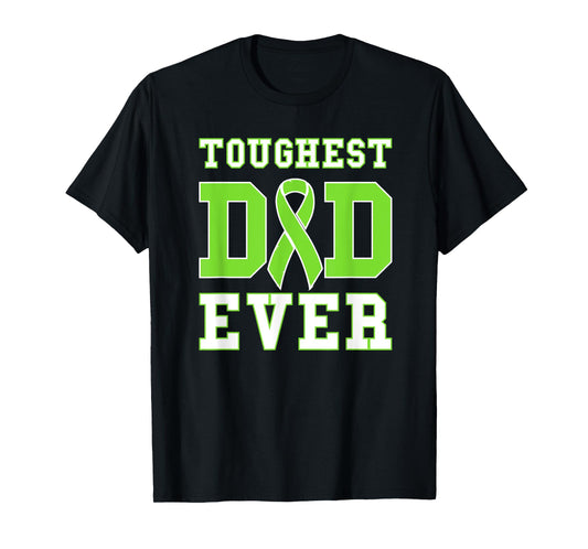 Toughest Dad Ever - Non-Hodgin's Lymphoma Cancer Awareness T-Shirt