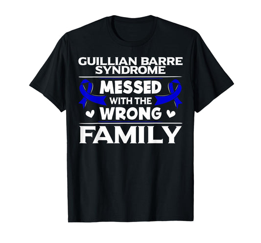 Dark Blue Ribbon - Guillian Barre Syndrome Survivor T-Shirt