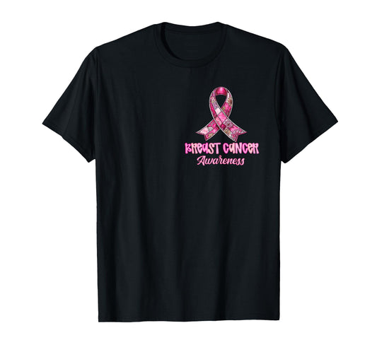 (2-Sided) I Wear Pink for My Aunt Preppy Breast Cancer Women T-Shirt