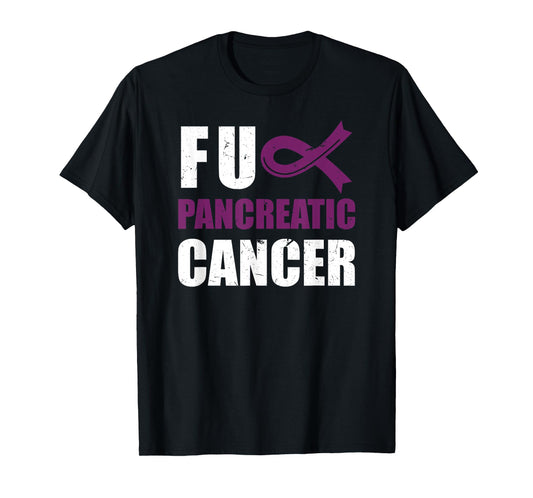 FU Pancreatic Cancer | Awareness Ribbon Purple T-Shirt