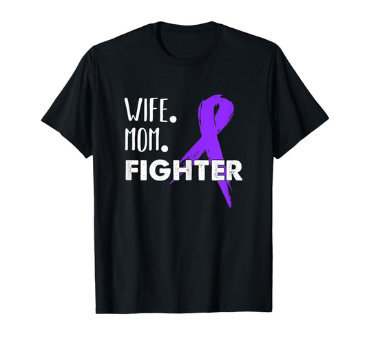 Pancreatic Cancer Awareness Design Gift Support For Moms T-Shirt