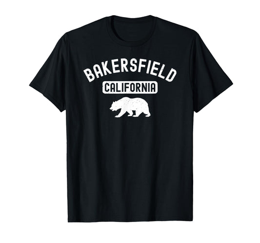 Bakersfield California Bear Retro Kern County Sequoia 661 T-Shirt