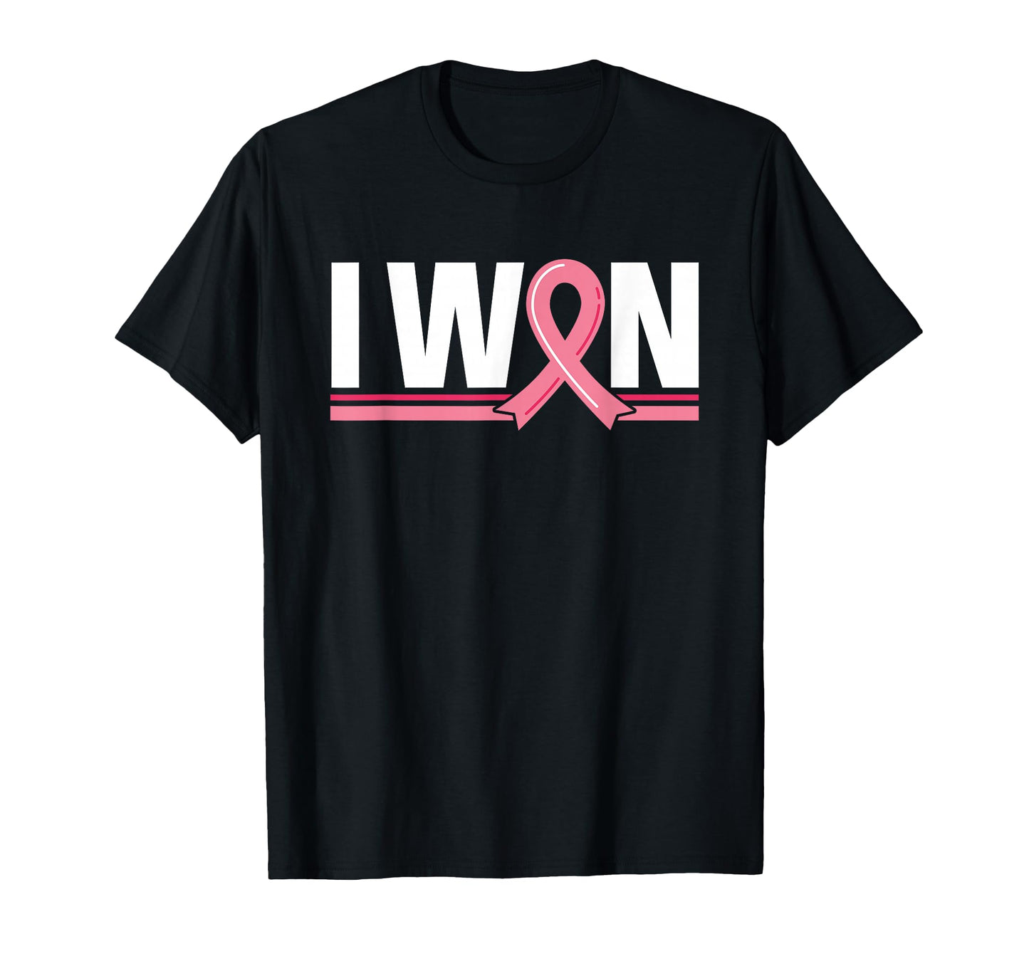 I Won Pink Support Fight Awareness Breast Cancer T-Shirt