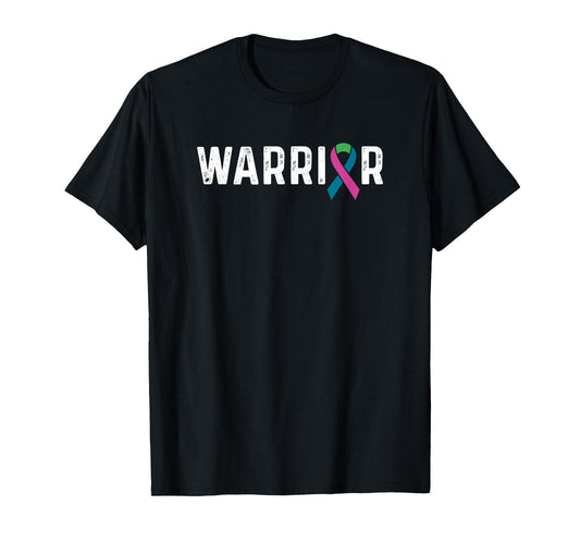 Metastatic Breast Cancer Awareness Ribbon Warrior T-Shirt