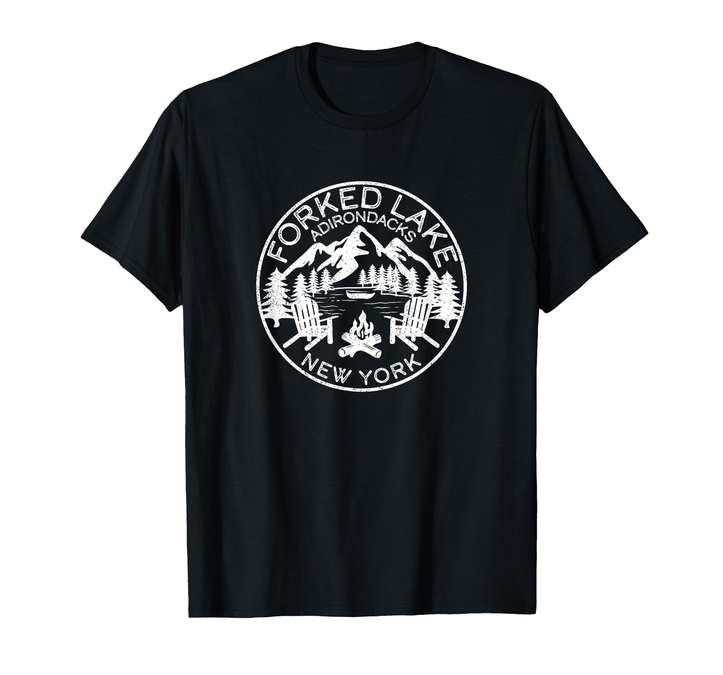 Forked Lake Adirondacks New York T-Shirt