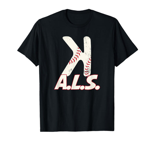 StriKe Out ALS T-Shirt Trendy Baseball Shirt To Support T-Shirt