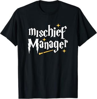 Mischief Manager Teacher Life Funny Mom Funny Dad T-Shirt