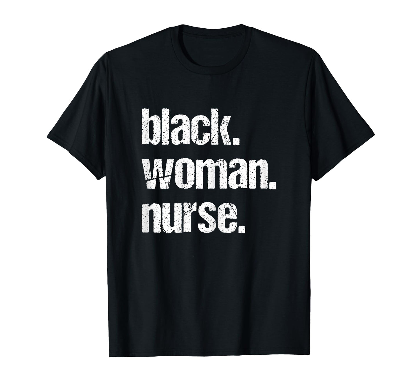 Black Women Nurse T-Shirt
