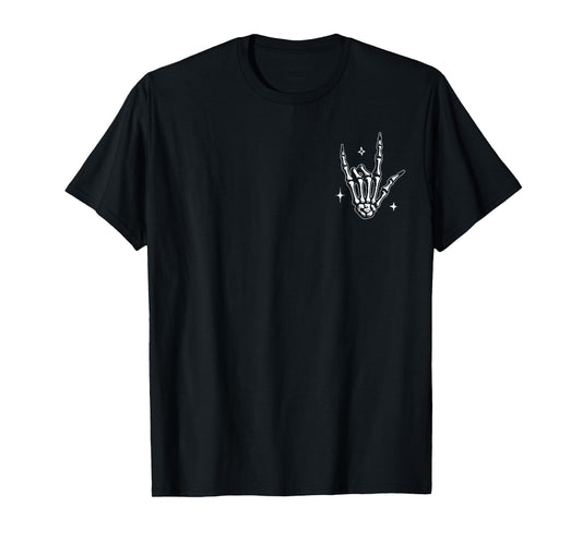 (2 Sided) I Fully Intend to Haunt People When I Die Skeleton T-Shirt