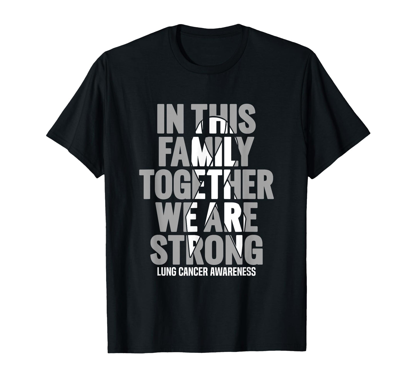 Lung Cancer Support Shirts Family Lung Cancer Awareness T-Shirt