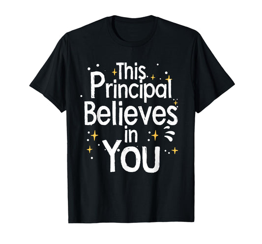 Cute Principal Design For Men Women School Head Principal T-Shirt
