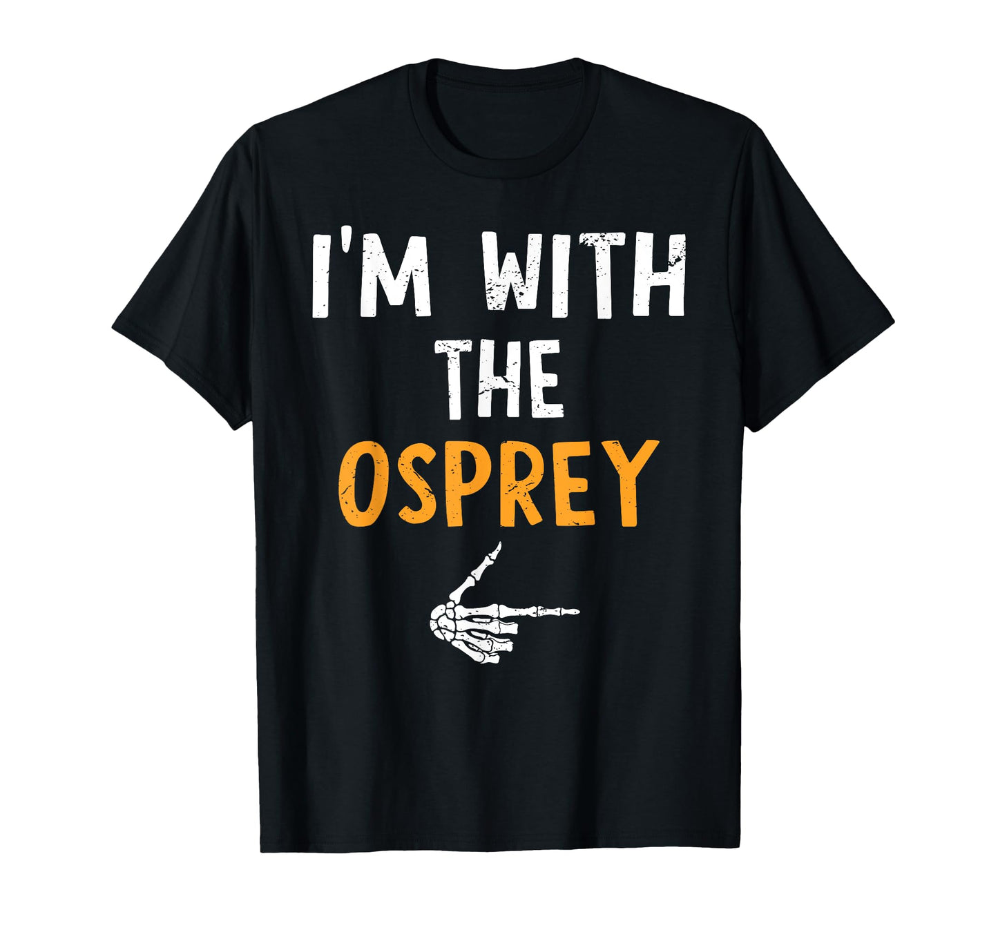 I'm with The Osprey Costume Halloween Matching Couple T-Shirt