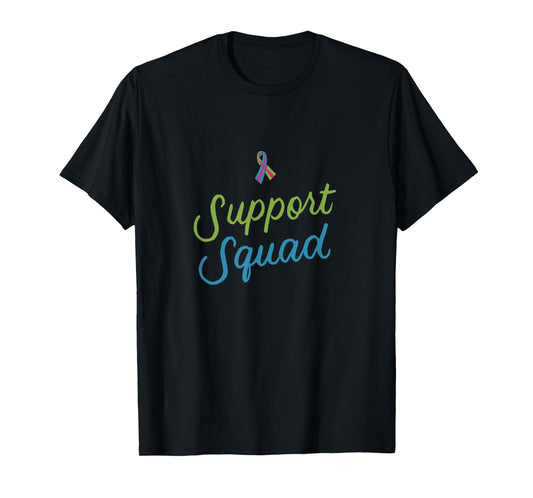 Support Squad Metastatic Breast Cancer Gift Warrior Stage 4 T-Shirt
