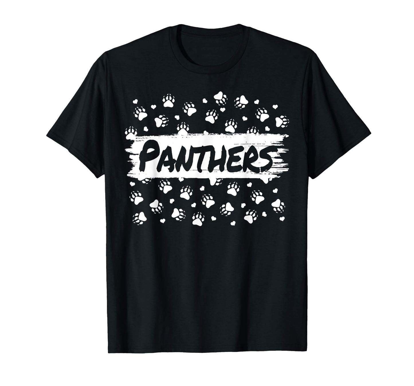 Panthers Mascot School Spirit Men Women Leopard Graduation T-Shirt