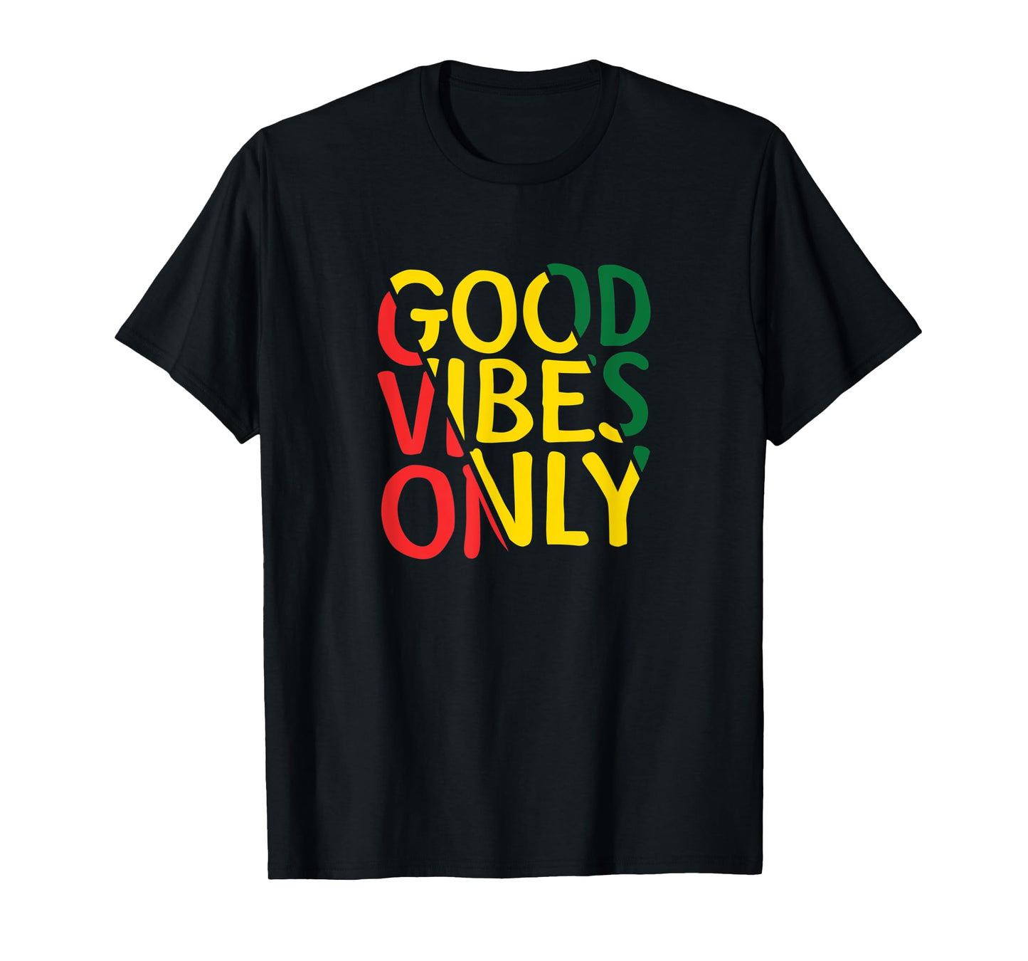 Good Vibes Only Jamaican Reggae T-Shirt