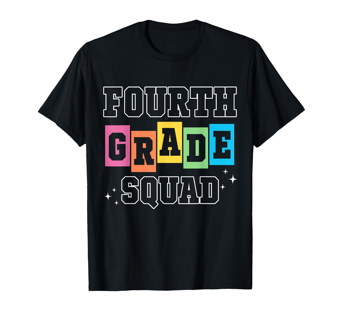 Fourth Grade Squad Teacher 4th Grade Team Back To School T-Shirt