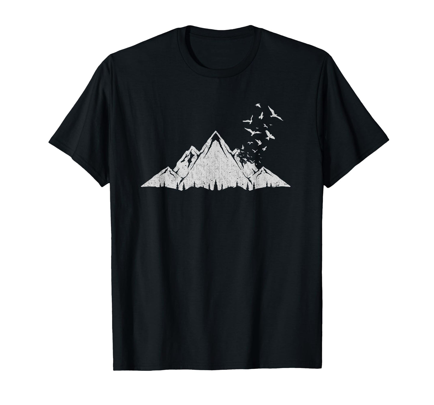 Flock Of Birds Outdoor Nature Forest Mountain Hiking T-Shirt