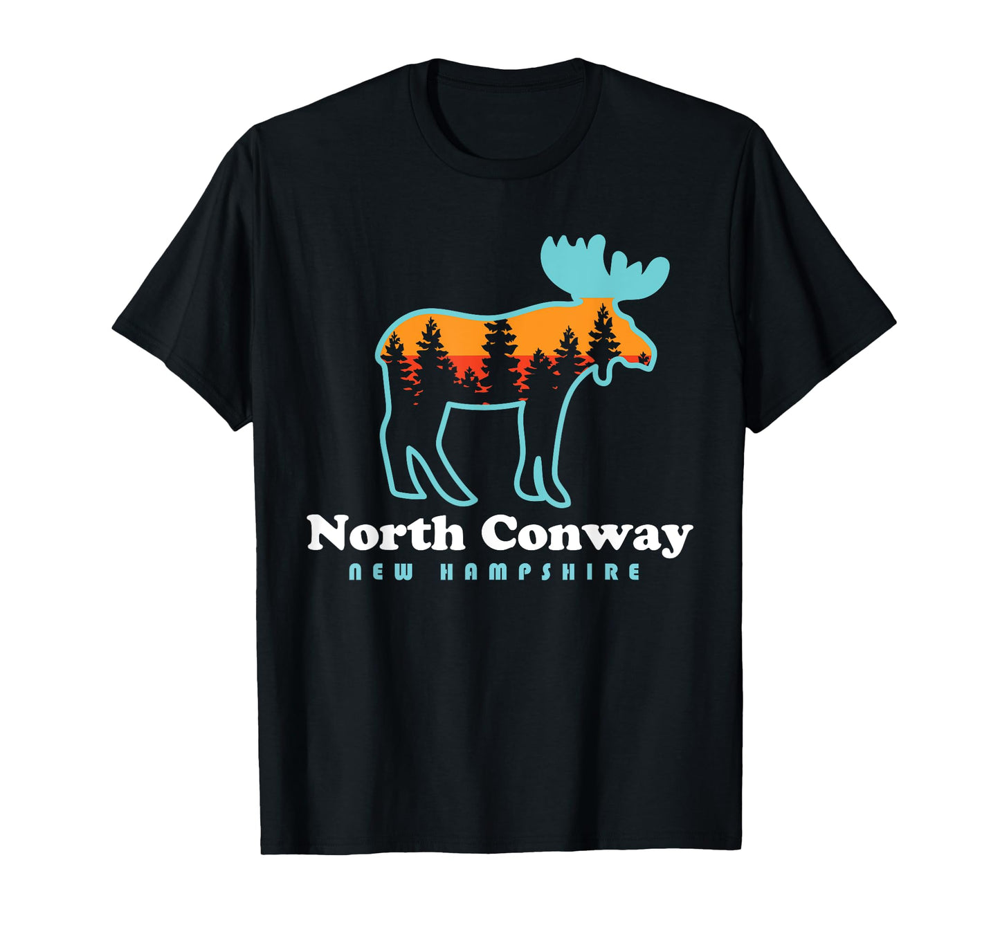 North Conway New Hampshire Moose Mountains T-Shirt