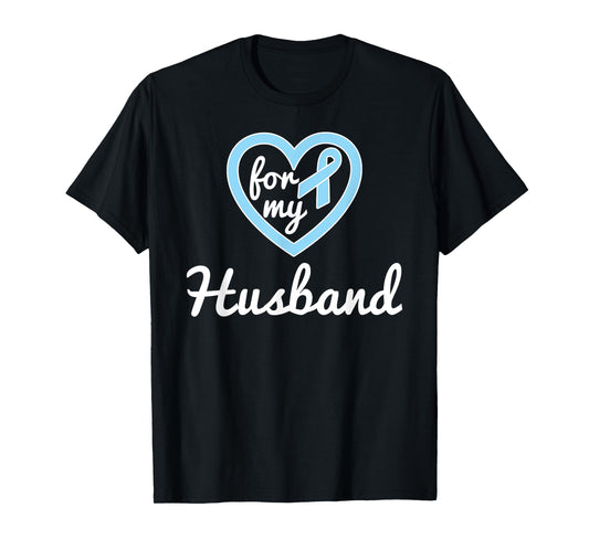 Prostate Cancer Shirts For Husband Ribbon Awareness Shirts