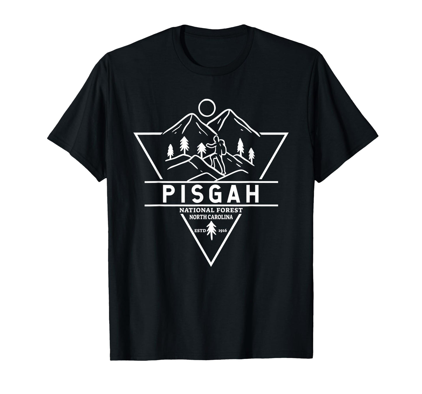 Pisgah National Forest North Carolina Badge T-Shirt