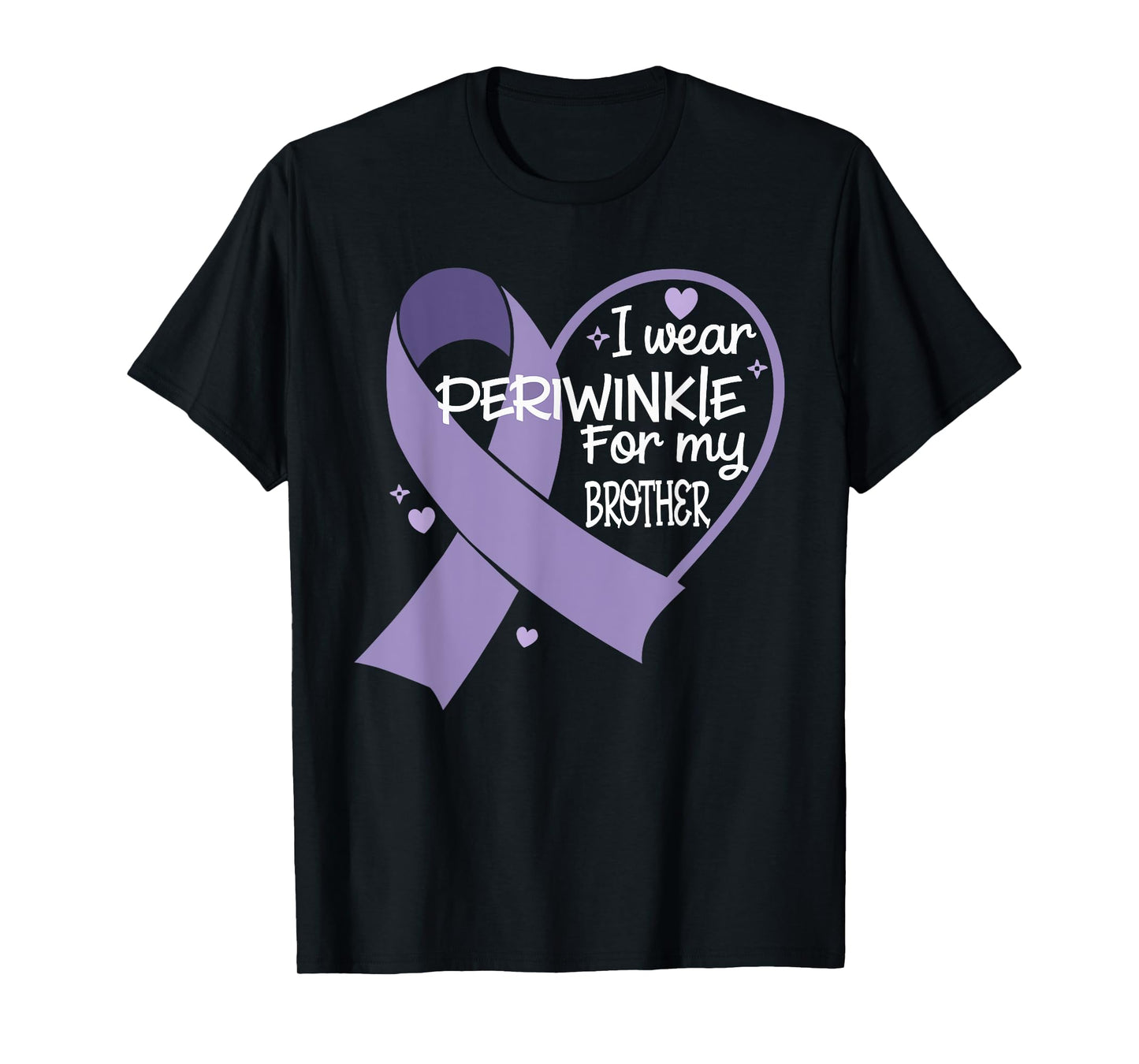 I Wear Periwinkle For My Brother Esophageal Cancer T-Shirt