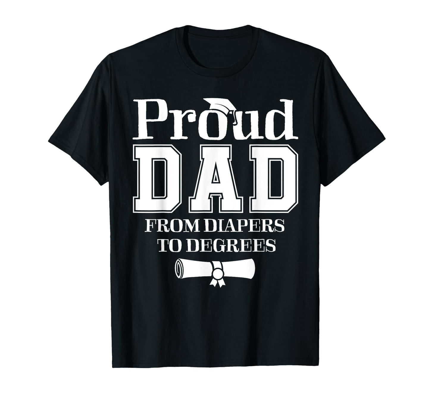 Proud Dad of 2023 Graduate Father Senior 23 Graduation Gift T-Shirt