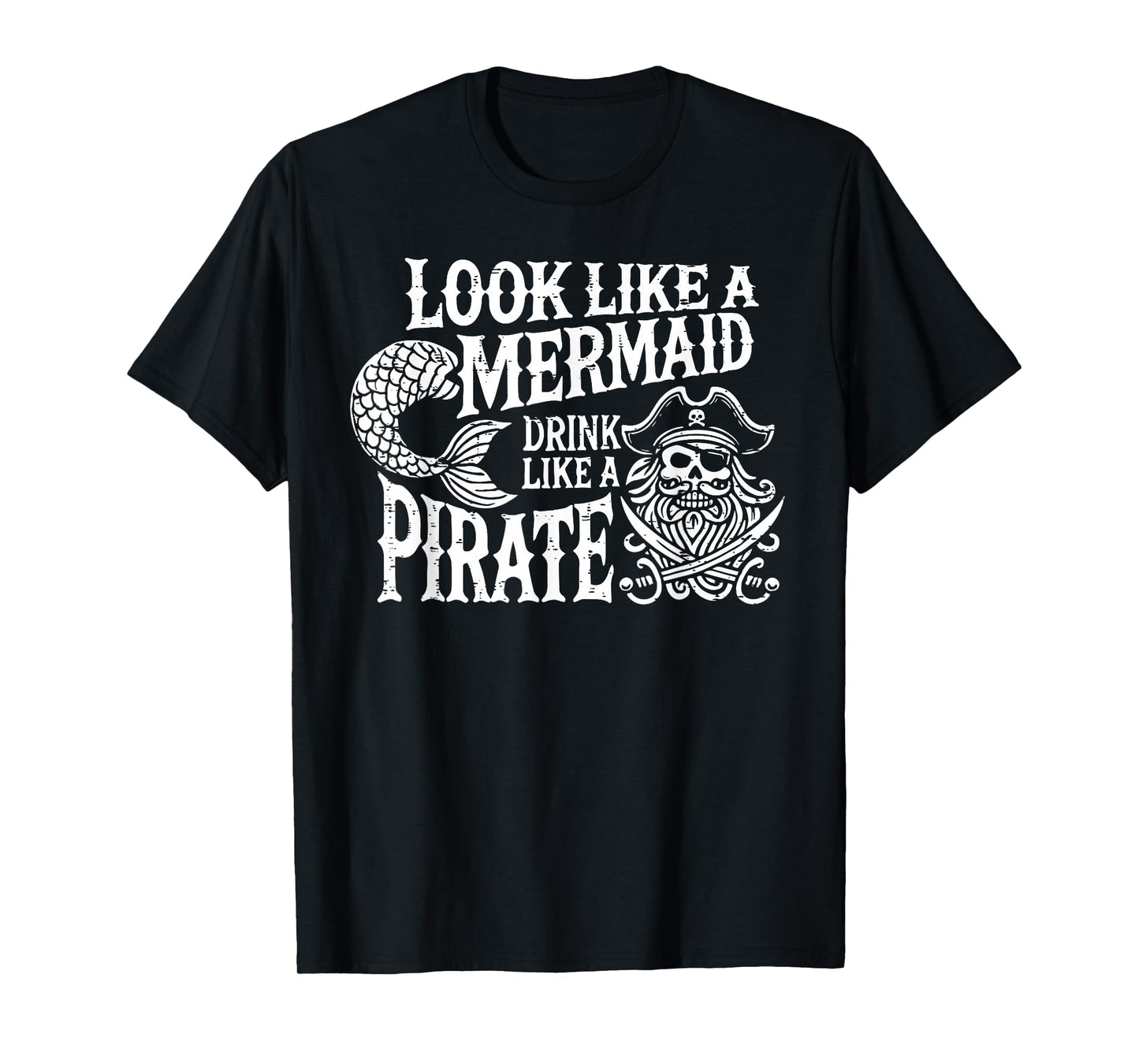 Womens Funny Pirate Girl Costume T-Shirt