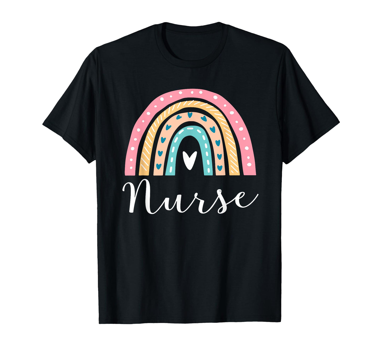 Funny Nurse Rainbow Gifts Nursing T-Shirt