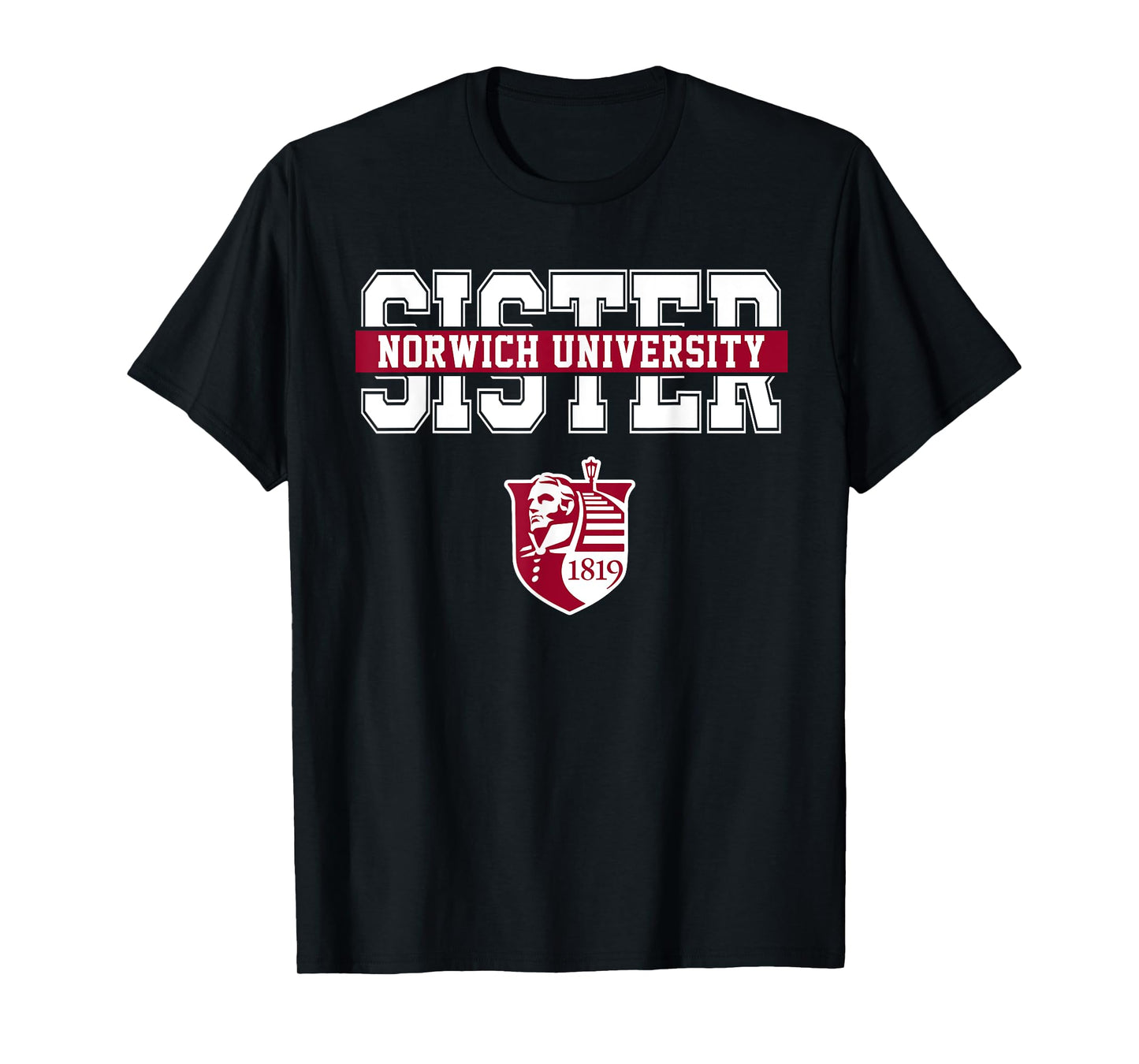 Norwich University Sister Vintage Design Sister Women Girls T-Shirt