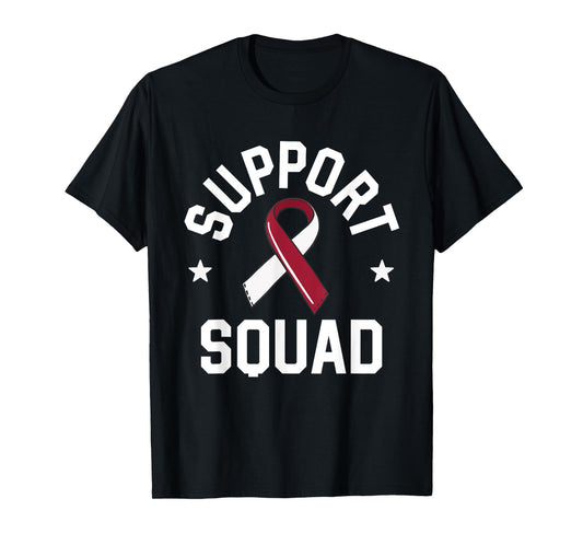 Oral Cancer Support Squad Head And Neck Cancer Awareness T-Shirt