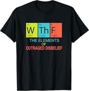 Funny Pro Science Pun Pro Democracy Political Periodic Table T-Shirt