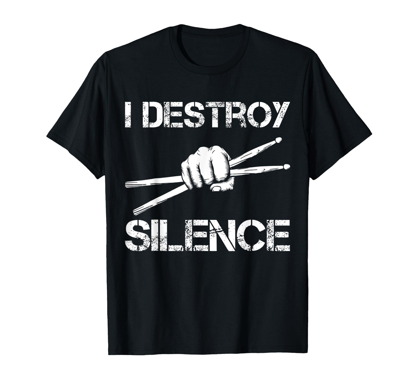 Drummer Art Drumsticks Men Women Drum Set Drumming Lovers T-Shirt