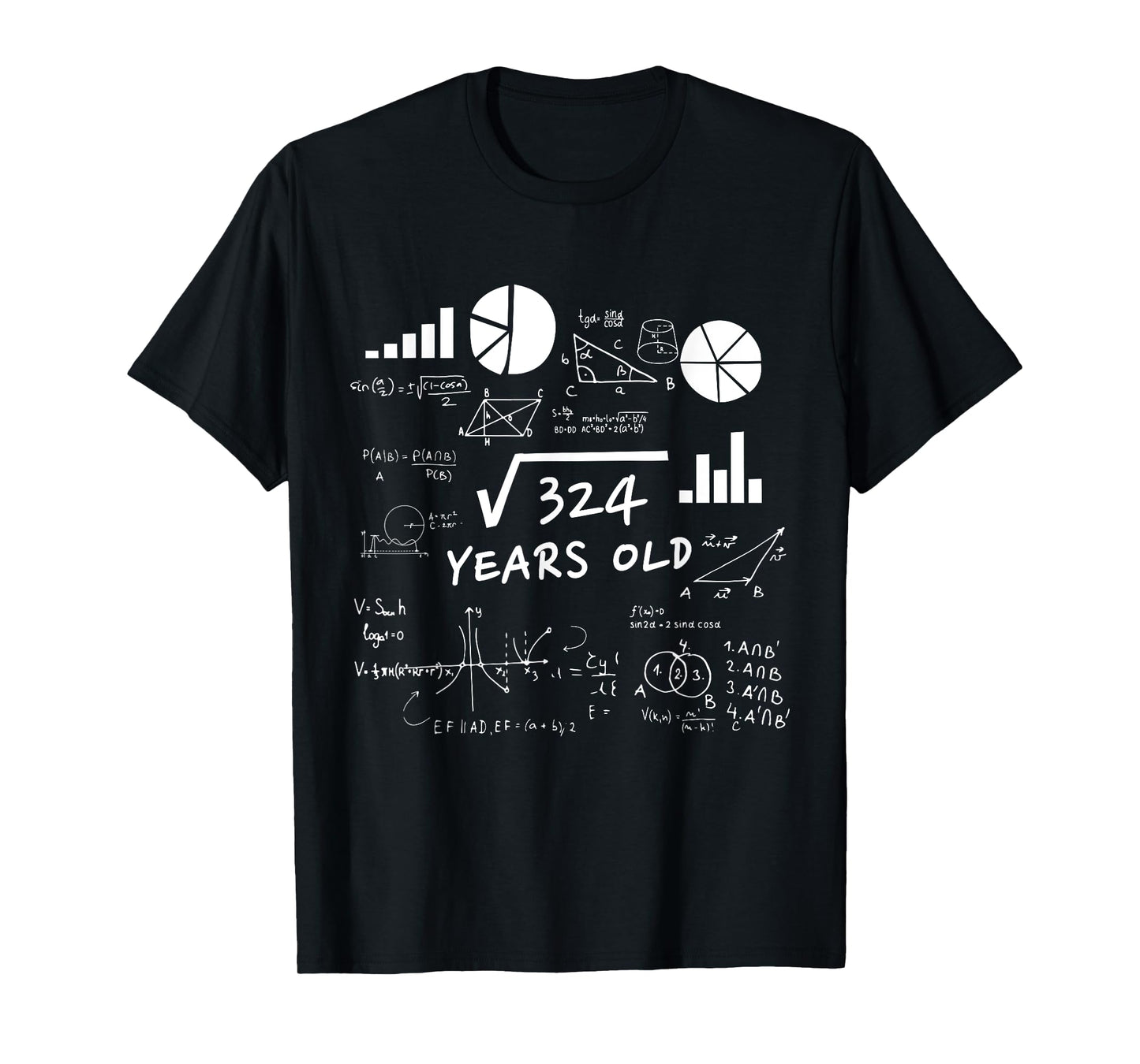 Square Root 18 Year Old Gift Funny Teacher 18th Birthday T-Shirt