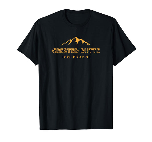 Crested Butte Retro Colorado Mens Womens Hiking Souvenir T-Shirt