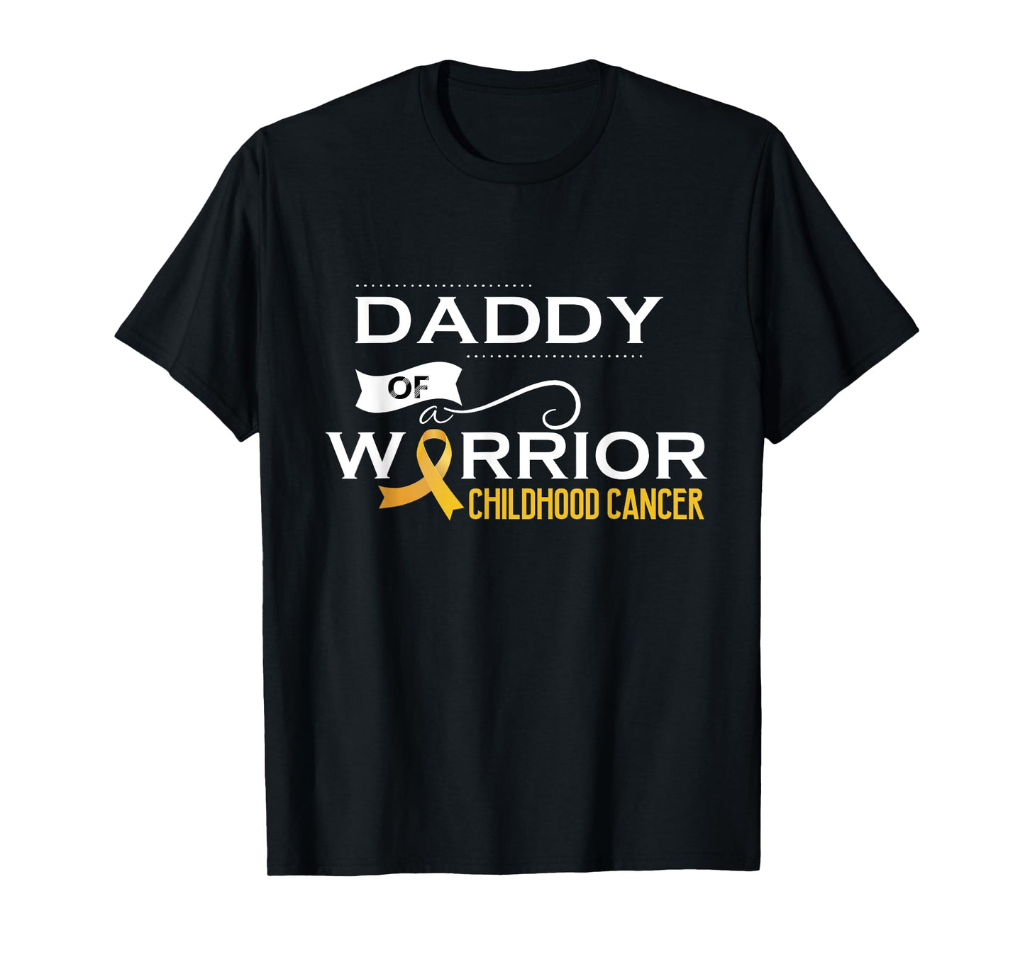 Childhood cancer awareness Daddy of a warrior T-Shirt