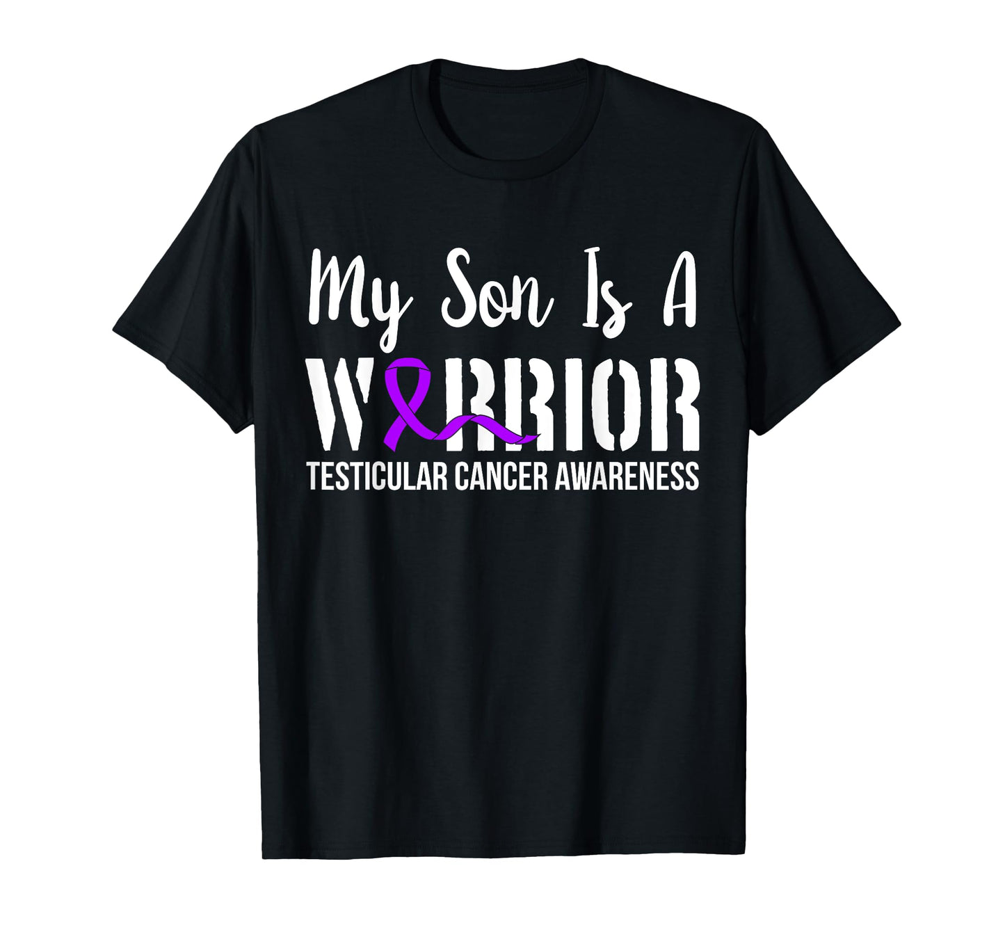 Testicular Cancer Shirt Gifts Awareness Ribbon Survivor T-Shirt