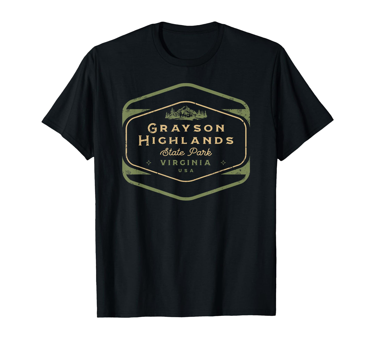 Grayson Highlands State Park Retro Vintage T-Shirt