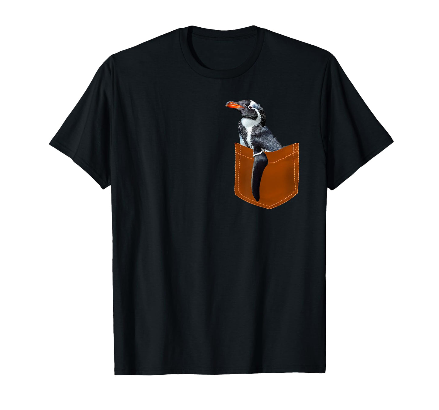 Penguin Shirt - Cute Penguin in Pocket for Men Women Kids T-Shirt