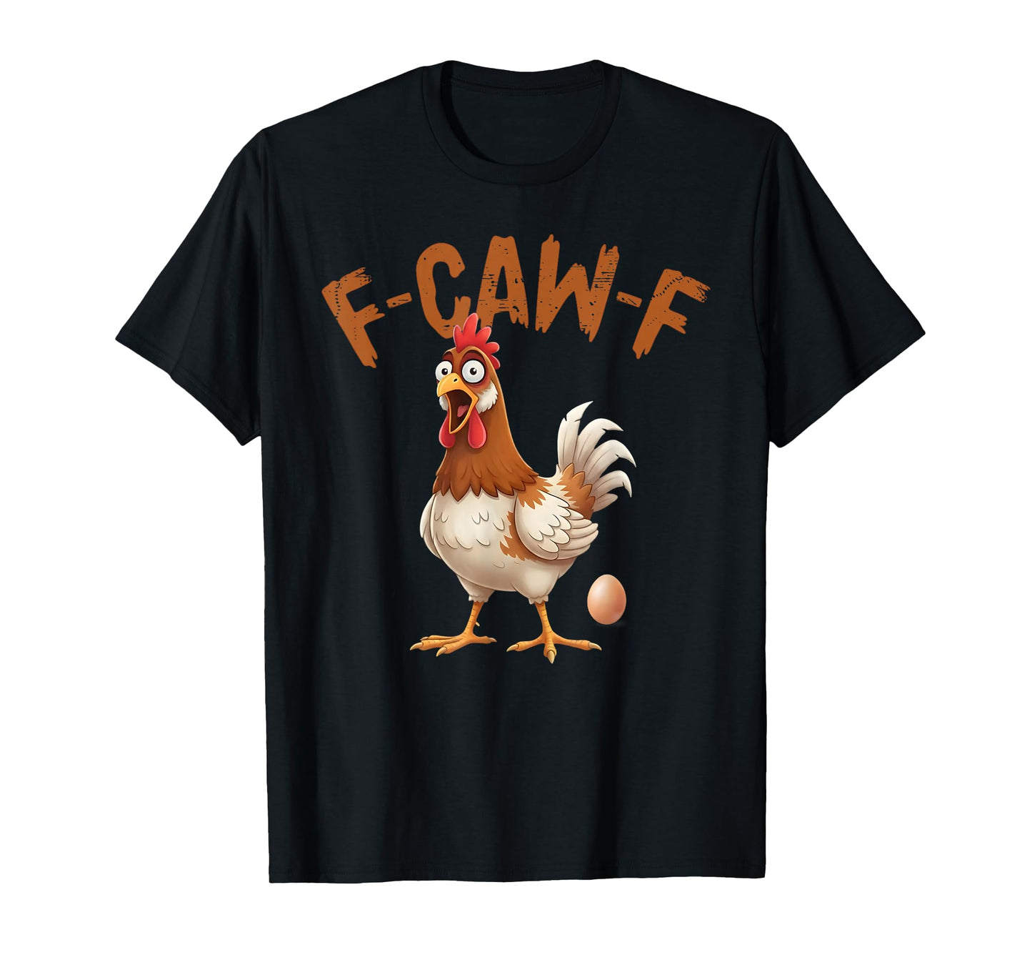 Funny Chicken F-CAW-F Humor FCAWF Chicken Halloween Pregnant T-Shirt