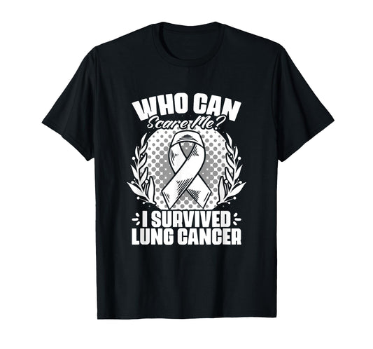 I Survived Lung Cancer Warrior Support Lung Cancer Survivor T-Shirt
