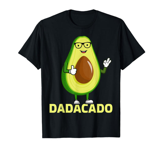 Mens Avocado Lover Funny Dadacado Father's Day Avocado Dad T-Shirt