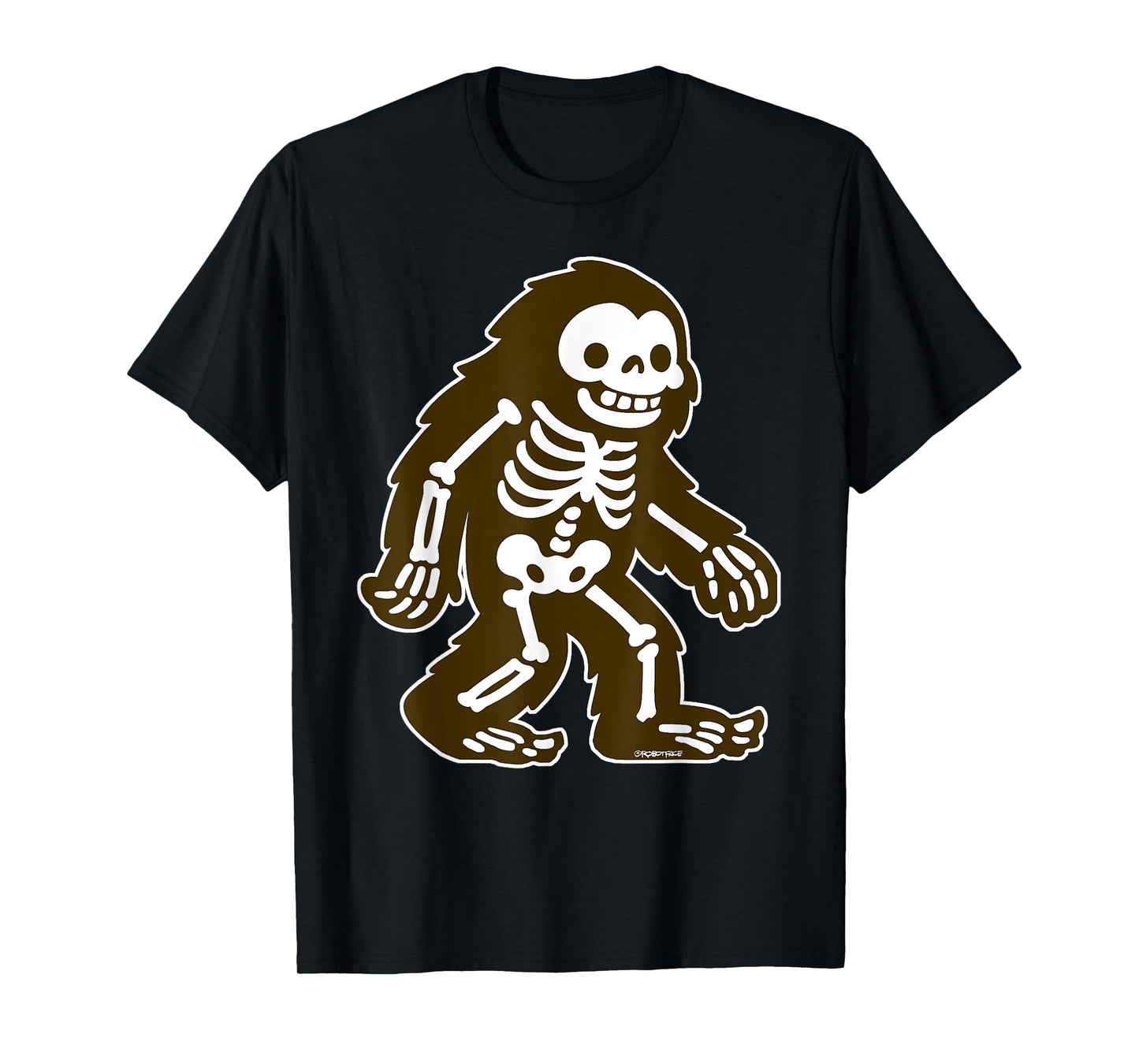 Cute and Funny Bigfoot Skeleton T-Shirt